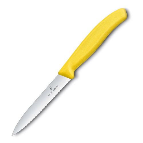 Victorinox - Kitchen Knife Swiss Classic - Serrated - Yellow - 6.7736.L8