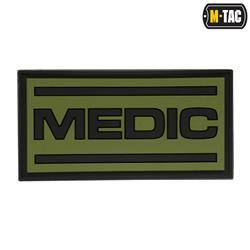 M-Tac - Medic 3D PVC Patch - Black / Olive - 51125102