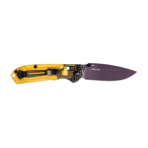Benchmade - Folding Knife 565PL-2501 Mini Freek - CPM M4 - Yellow - 565PL-2501