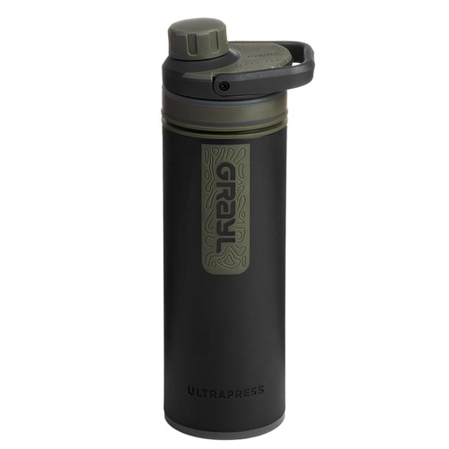 Grayl - UltraPress water filter bottle - 500 ml - Black / Green - 500-CMP
