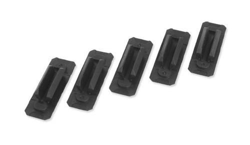 Strike Industries - M-Lok Rail Covers - 5 pcs - Black - MLOK-COVER-V2