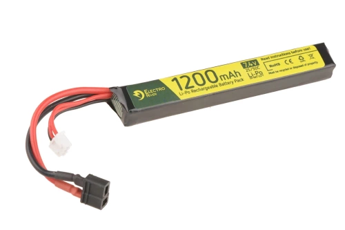 Electro River - LiPo Battery - 7,4V - 1200mAh - 25/50C - T-Connect - ELR-06-016967