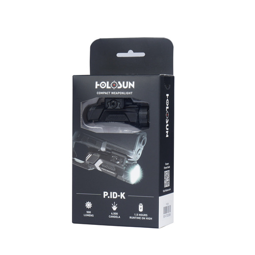 Holosun - Tactical Pistol Flashlight K - 6500 cd - Black - P.ID-K