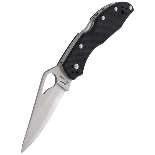 Spyderco - Byrd Meadowlark™ 2 G-10 Black Plain Folding Knife - BY04GP2