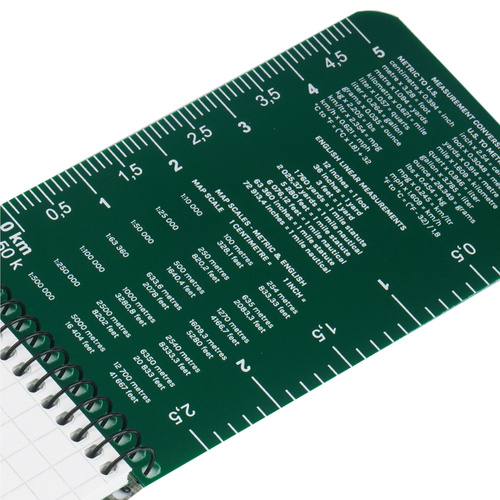 Modestone - Waterproof Notebook - 76 x 130 mm - 50 Sheets - Green - A13MIL