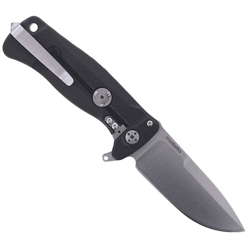 LionSteel - Tactical Knife SR22A - Sleipner - Black - SR22A BS