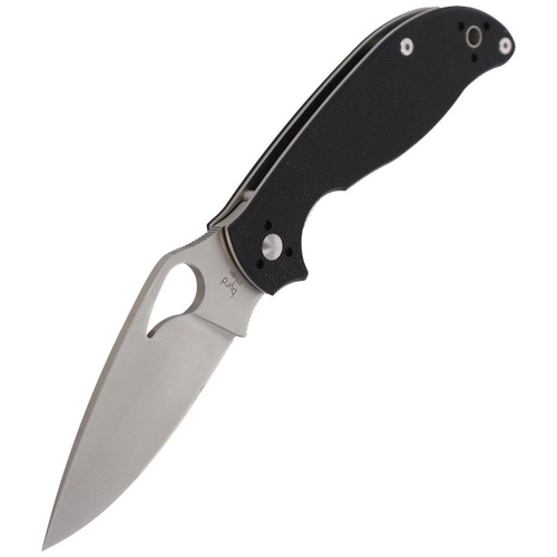 Spyderco - Byrd Raven™ 2 G-10 Black Plain Folding Knife - BY08GP2