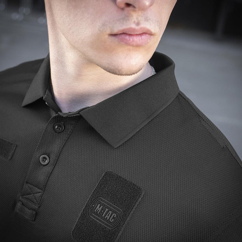 M-Tac - Polo Shirt Elite Tactical Coolmax - Black - 80010002