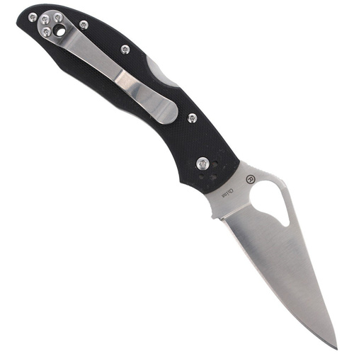 Spyderco - Byrd Meadowlark™ 2 G-10 Black Plain Folding Knife - BY04GP2