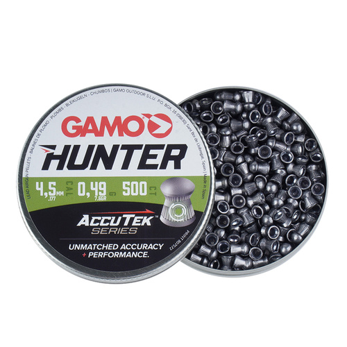 Gamo - Diabolo Pellet AccuTek Hunter Diabolo - Caliber 4.5 mm - 500 pieces - 6320834-AK
