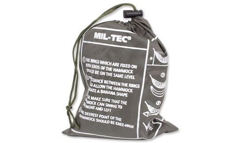 Mil-Tec - Hammock - Small - Load Capacity up to 120 kg - Green - 14443000