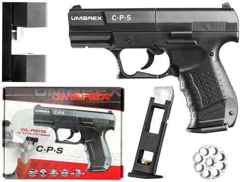 Umarex - Air Gun CO2 CPS - 4.5 mm - Black - 412.02.02
