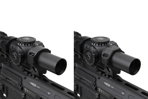 Strike Industries - ASM Ring Cap Multi-Optic Mount System - Picatinny - Black - SI-STRIKE-ASM-OM