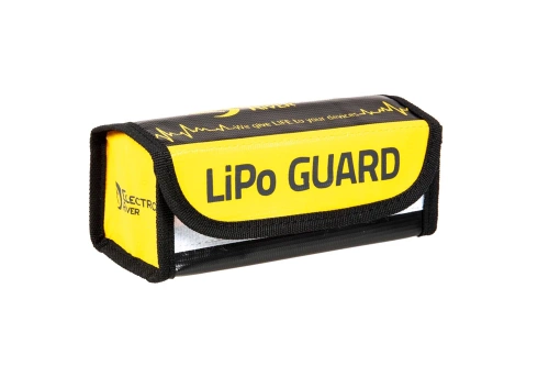 Electro River - Li-Po Box Battery Protection Bag - Black / Yellow - ELR-06-024600