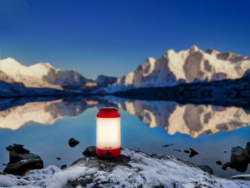 Fenix - CL26R LED Camping Lamp with Rechargeable Battery 18650 2600 mAh - 400 lm - Black