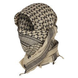 Mil-Tec - Head Scarf Shemagh Arafat - Cotton - Khaki-Black - 12611000