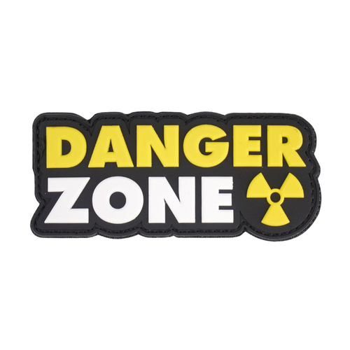 101 Inc. - 3D Patch - Danger Zone - Yellow / White - 444130-7332