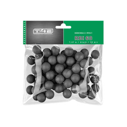 Umarex - Rubber Bullets T4E Performance RBI 68 - .68 Caliber - 50 Pieces - Black - 2.4722