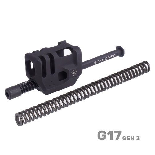 Strike Industries - Mass Driver Comp for Glock 17 Gen3 - Black - SI-G3-MDCOMP-S