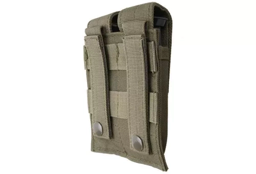 GFC Tactical - Double Pistol Magazine Pouch - MOLLE - Nylon - Olive - GFT-19-001420