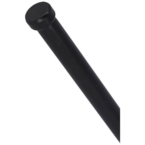 Police Hardened Expandable Baton with Sheath - 21'' - Black - 21H BLK