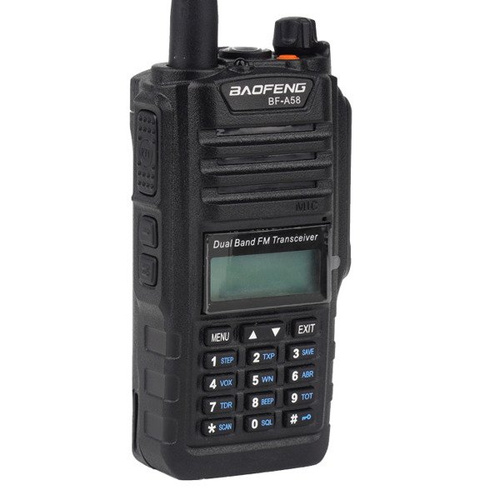 BaoFeng - VHF/UHF BF-A58 Duobander PTT Radio - 5W - Waterproof - 1800 mAh