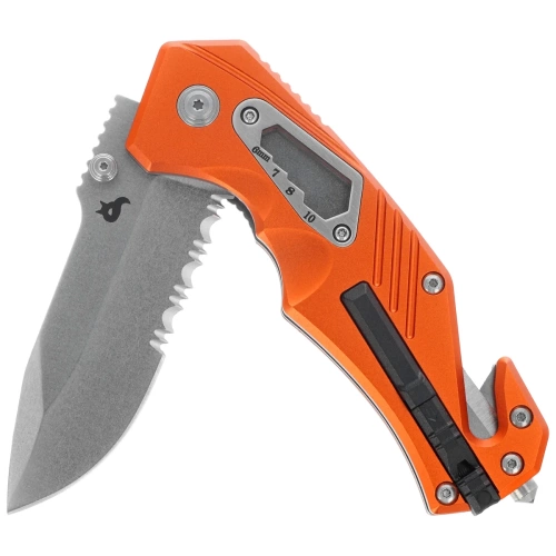 BlackFox - Folding Rescue Knife Demand - D2 Steel - Orange - BF-784-OR