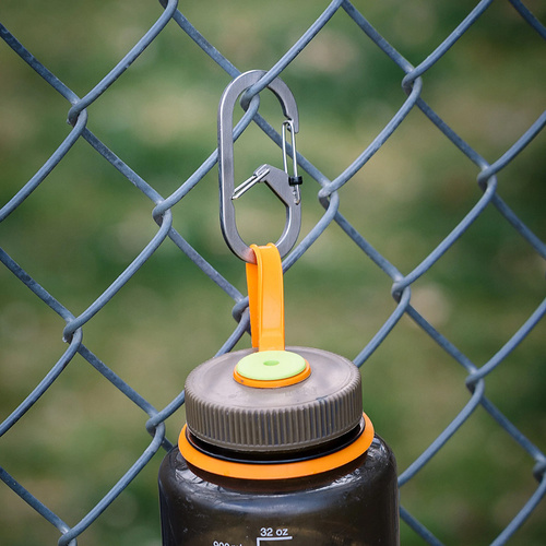 Nite Ize - G-Series SlideLock #4 Dual Chamber Carabiner - Stainless Steel - Silver - GSL4-11-R6