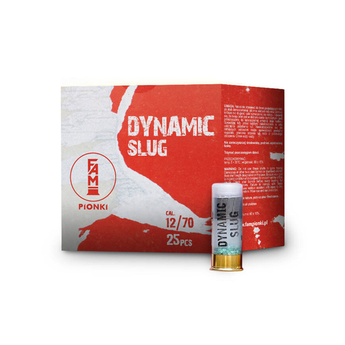 Shotgun Slug FAM Pionki Brenekke 12/70 Dynamic Slug 28 g - 25 rounds - AMU000534