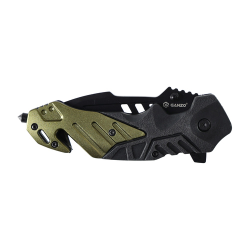 Ganzo - Rescue Knife G629-GR - 8Cr14MoV - Green - G629-GR