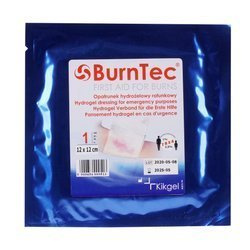 KIKGEL - Sterile, Cooling Gel-Soaked Burn Dressing BurnTec - 12 x 12 cm - NN-MKI-K12A-001
