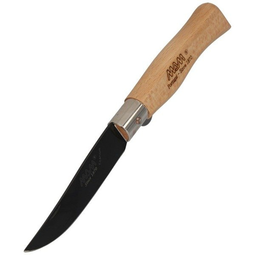 MAM - Folding knife Black Titanium Beech Wood 90 mm - 2109