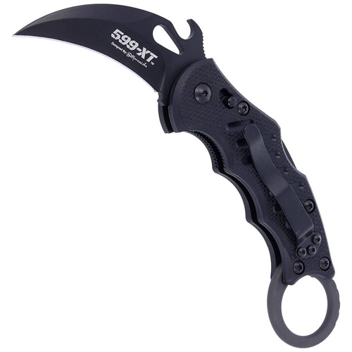 FOX - Karambit Folding Knife - N690Co - Black - FX-599 XT