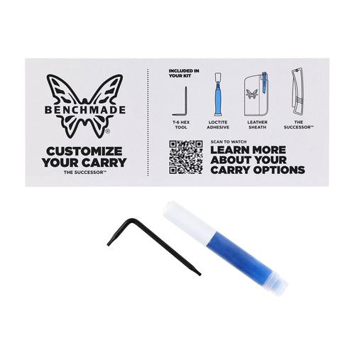 Benchmade - Folding Knife 315BK-01 Successor - M390 - Black/Gold - 315BK-01