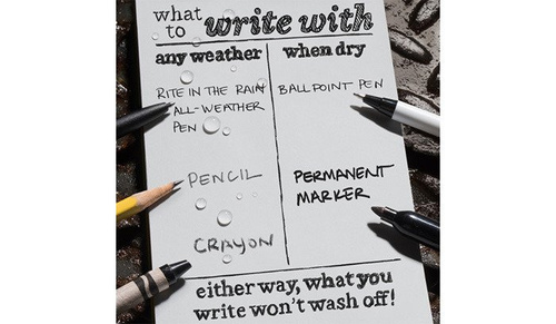 Rite in the Rain - All-Weather Notebook - 3 x 5" - OR35 - Blaze Orange