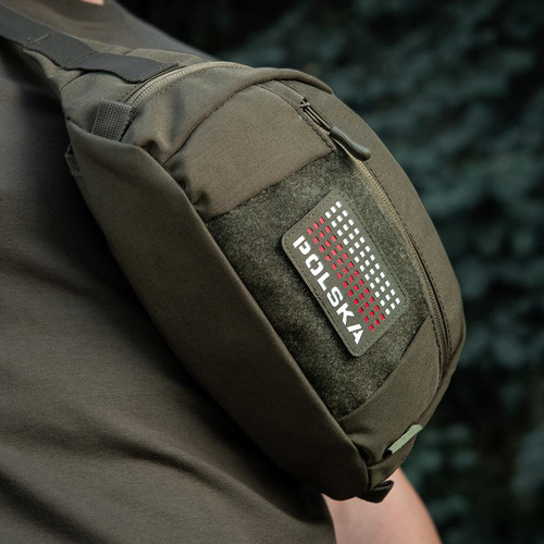 M-Tac - Flag and Inscription Patch Poland - Laser Cut - Pixels - Red / Ranger Green / White - 51007123