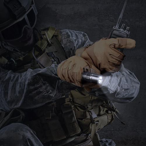 Fenix - LED Tactical Flashlight with Rechargeable Battery - 5000 mAh - 3000 lm - PD36 Tac