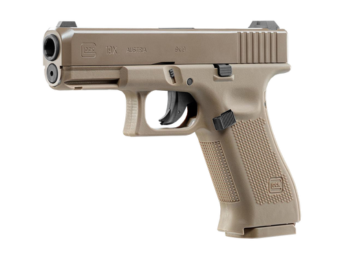 Umarex - Glock 19X Airgun - Metal slide - 4,5 mm - Coyote - 5.8368