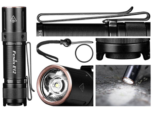 Fenix - LED Flashlight E12 V2.0 - 160 lm