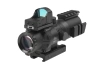 Theta Optics - Rhino Scope with Micro Red Dot Sight - 4x32 - Black - THO-10-011608