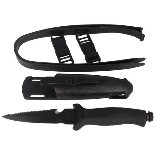MAC Coltellerie - Aquatys Stiletto 2 Black Diving Knife 120mm - 008BLK