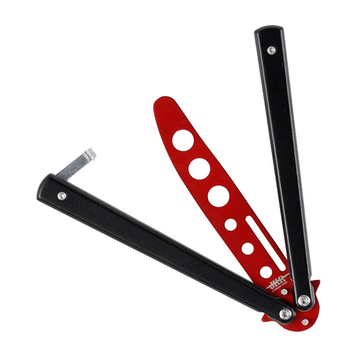 Joker - Butterfly Training Knife - 3Cr13MoV - Black / Red - JKR830