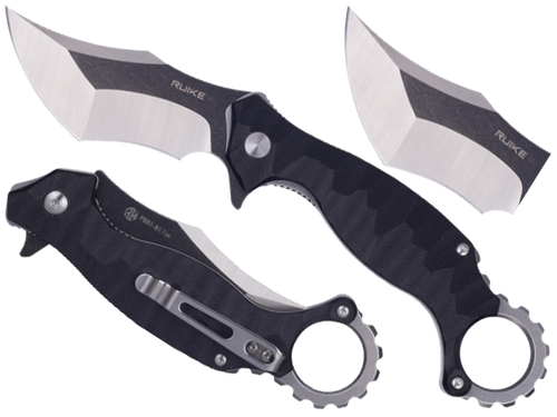 Ruike - Folding knife - Black - P881-B1