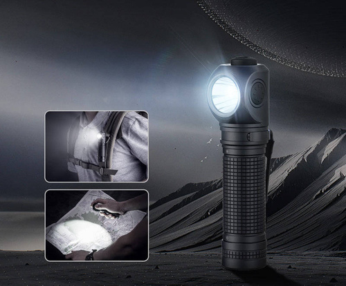 NEXTorch - P10 LED Angle Flashlight - 1400 lm - Black - P10
