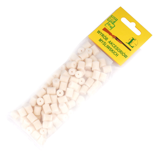 Łuszczek - Felt Wipers for Guns - 7,62-8mm - 100 pieces - 4-001 - 7,62-8