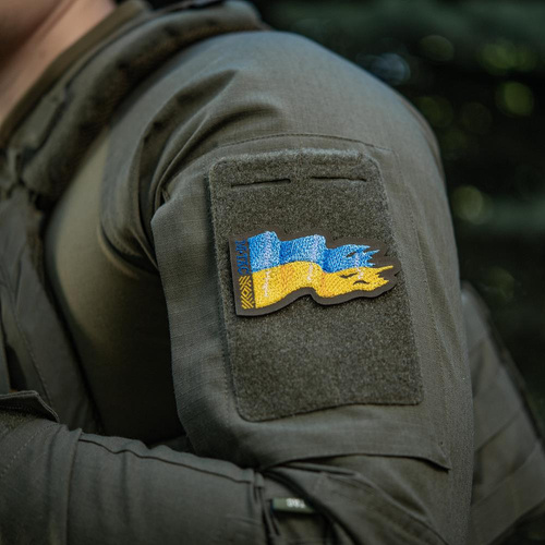 M-Tac - Ukraine Flag Patch - Embroidery - Cordura 500D - Right - Ranger Green - 51298123