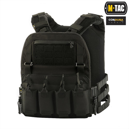 M-Tac - Plate Carrier Cuirass QRS XL Tactical Vest - Black - 10180002