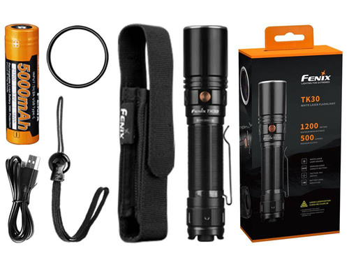 Fenix - TK30 rechargeable laser flashlight - 5000 mAh - 500 lumens