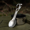 M-Tac - Fork Spoon with Carabiner - Stainless Steel - 60011235