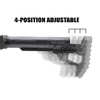 Strike Industries - Strike Polymer Pit Stock Lightweight Minimalist Buttstock - Black - SI-STRIKE-POLY-PIT-BK